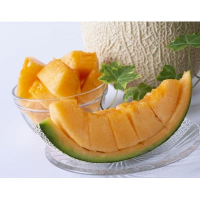 【2026年発送先行受付】山形県産紅花メロン 　1玉　1.8kg以上