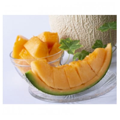 【2026年発送先行受付】紅花メロン 　3L 2玉　2.6kg