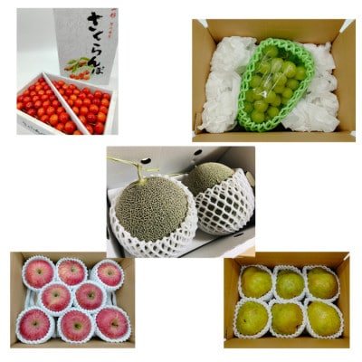 【発送月固定定期便】山形の果実定期便イチオシ全5回