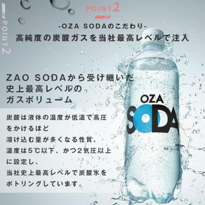 OZA SODA 強炭酸水(ライム) 500ml×48本