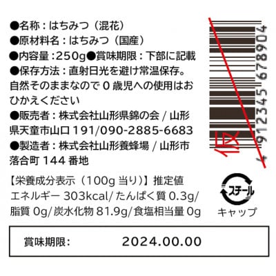《2025年先行受付》ラ・フランス(約2kg)と果樹農家のハチミツ(1個)