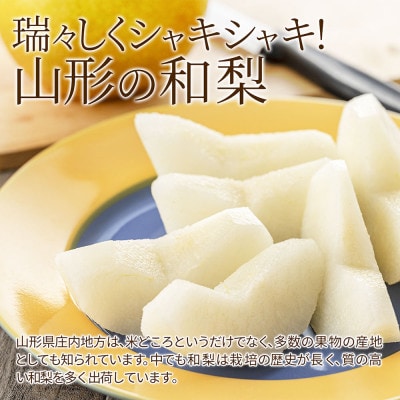 和梨 3kg ギフト箱入り 秀品 山形県 【令和7年産 先行受付】