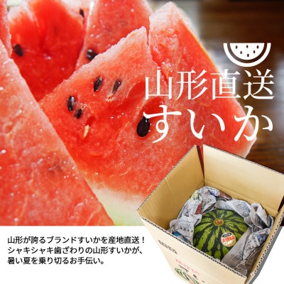 訳ありすいか 4・5L (9kg以上) 1玉 山形県産 【令和8年産 先行予約】