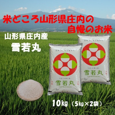 ☆令和5年産☆　庄内産雪若丸10kg(5kg×2袋)