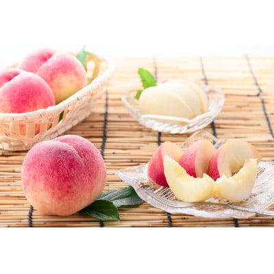 山形桃 約6玉～9玉(品種おまかせ) 約2.5kg【2025年発送先行予約】