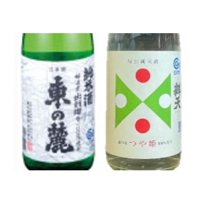 美酒県山形　純米シリーズ　霞城寿　東の麓　米鶴　辯天　バラエティ　720ml　4本セット