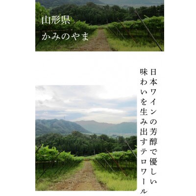 日本ワイン　芳醇で優しい味わいを生み出す　かみのやま メルロー&カベルネ　ロゼワイン　3本セット
