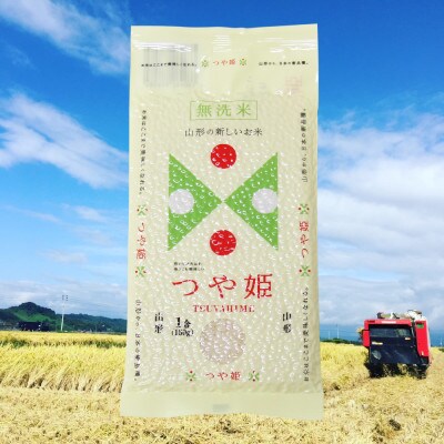【令和5年産】キャンプ米!山形県産つや姫　1合×30枚