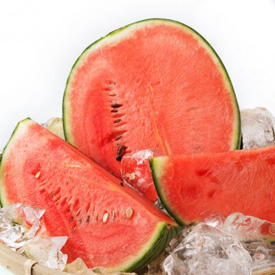 山形県産　黒小玉西瓜　秀品　(2玉入)3kg以上 【先行受付2026年7月発送開始】