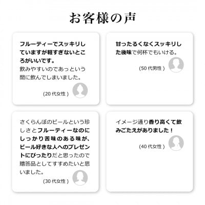 GOHOBI　SATONISHIKI IPA(御褒美 佐藤錦 桜桃麦酒)3本