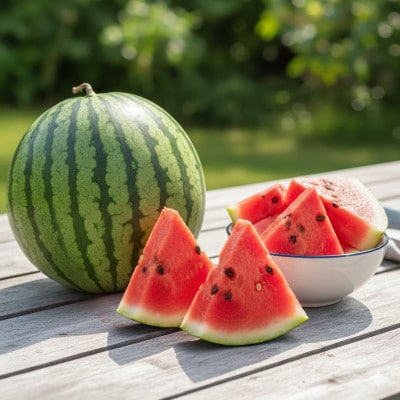 山形県産大玉スイカ2玉