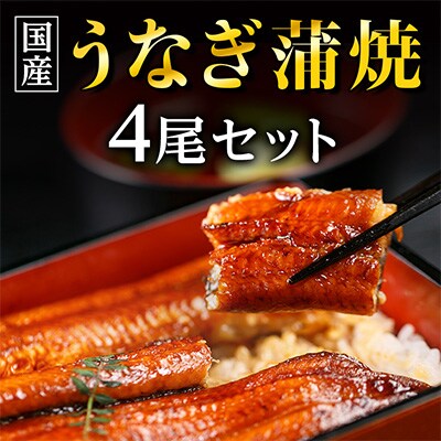 2023年4月発送開始『定期便』国産うなぎ蒲焼・4尾セット【マルニうなぎ加工(株)】全12回