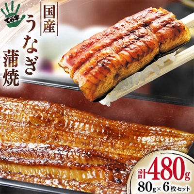 【ての字】国産うなぎ6枚セット