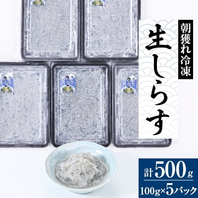 朝獲れ冷凍生しらす5個入り