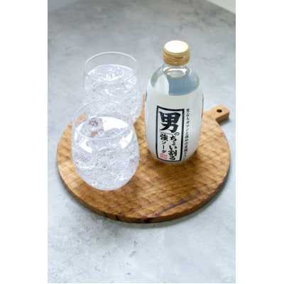木村飲料 男のちょい割る強ソーダ 300ml×24本 強炭酸水