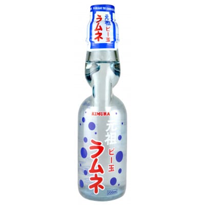 木村飲料 元祖ビー玉ラムネ 200ml×18本 炭酸飲料
