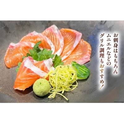 サーモン刺身2ブロック(約300g) 【株式会社天洋丸 長崎県 雲仙市】