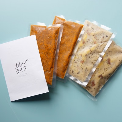【毎月定期便】冷凍スパイスカレー 2種6食セット全3回