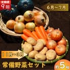 【発送月固定定期便】常備野菜セット じゃがいも 玉ねぎ 人参 など 約5kg全9回