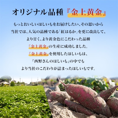 【先行受付・12月以降発送】(訳あり)西野さんのほしいも　紅はるか　切り落とし(200g×5袋)