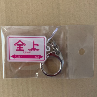 ひたちなか海浜鉄道湊線　駅名標キーホルダー　11個セット