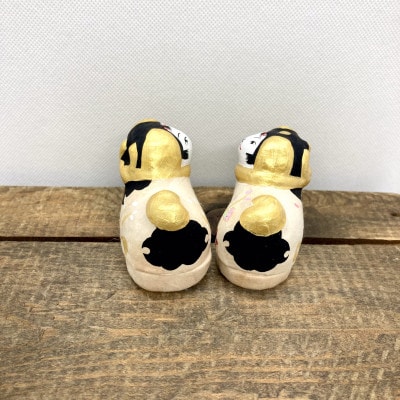 那珂湊張り子 犬筥　2体セット