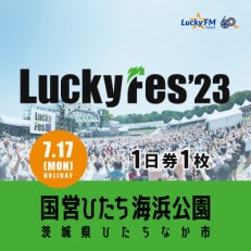 【7/17 1日券・1枚】LuckyFes'23　チケット | ふるさと納税のお礼品