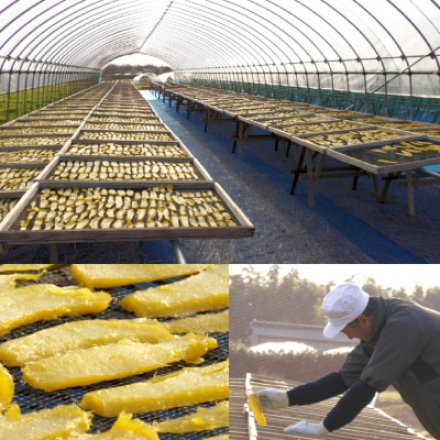 【訳あり】ヒロファームの茨城県ひたちなか産べにはるか　干しいも　切り落とし　400g×3袋