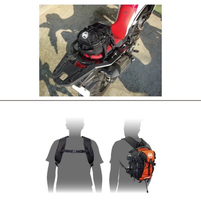モトレック【SEATBAG-11L】オレンジ　MR-SB-11-OR