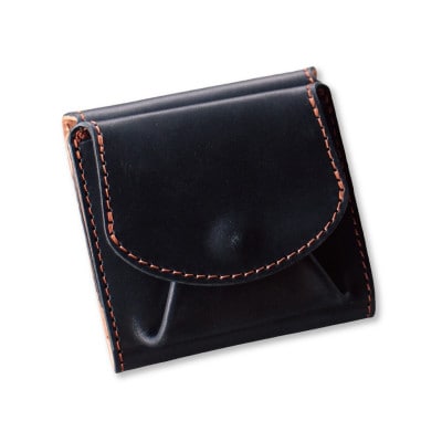 ラフテール　ハンディBOXウォレット【KURA・蔵】ブラック&ナチュラル