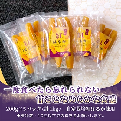 ほしいも品評会受賞　横須賀農園 干し芋(丸干し) 200g×5パック