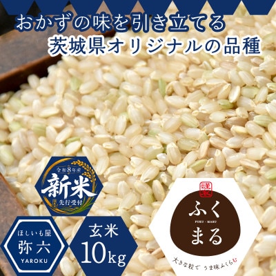 【先行予約・9月以降順次発送】令和8年　ひたちなか市産　ふくまる(玄米)10kg×1袋