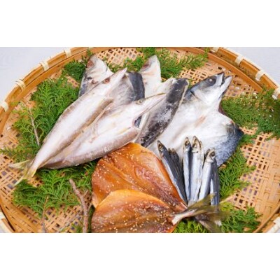 紀州干物セット(5種約12枚入)(由良町)