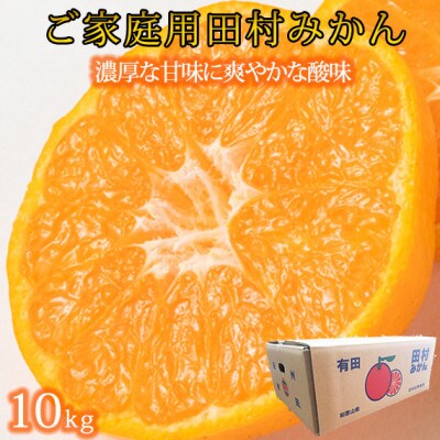 【2026年11月下旬より発送】【ご家庭用訳アリ】田村みかん 10kg