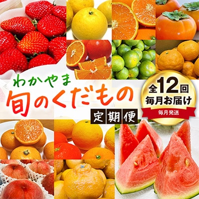 【発送月固定定期便】わかやま旬のくだもの【S】全12回
