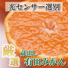 &lt;2025年1月より発送&gt;厳選 蔵出みかん5kg+150g(傷み補償分)【光センサー選果】