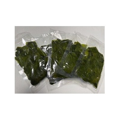 刺身わかめ　天然わかめを茹で100g真空パック　10袋