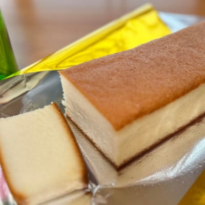 村田町木村屋の高級感あふれるブランデーケーキ&地酒ケーキセット