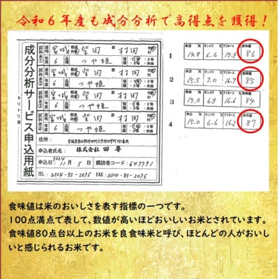 令和6年産 つや姫 玄米10kg(5kg×2) 宮城県村田町産
