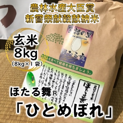 【新嘗祭献穀献納米・農林水産大臣賞受賞】「ほたる舞(R)」 ひとめぼれ 玄米8kg