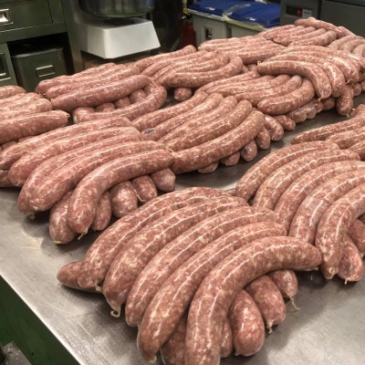 【ボリュームたっぷり約1Kg】フランス仕込み 手作り冷凍ソーセージ ブルーチーズ  3本×2パック