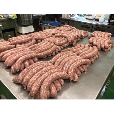 【約1kg】フランス仕込み 手作り冷凍ソーセージ ハニーマスタード 3本×2パック