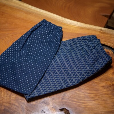 【ハンドメイド】おしゃれモンペ 男性Lサイズ【作業着にもルームウェアにも!】