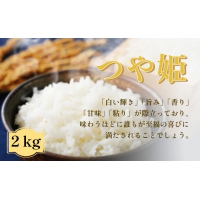 【令和6年産】宮城栗原産 つや姫 白米2kg (2kg×1袋)