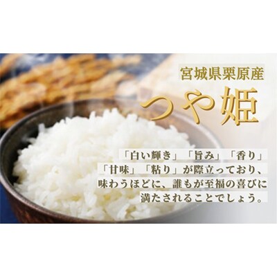 【毎月定期便】宮城県栗原産 つや姫 白米 5kg 全6回