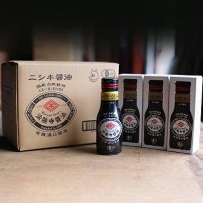 数量限定!飲めるお醤油。本醸造JAS特級濃口 法隆寺醤油200ml×12本セット