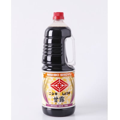 第51回全国醤油品評会にて農林水産省大臣官房長賞を受賞!　甘露1.8L 計6本セット