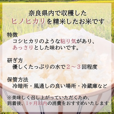 奈良県産ヒノヒカリ(白米)10kg 【令和7年産】