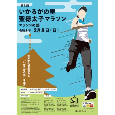 いかるがの里　聖徳太子マラソンサポートランナー参加券