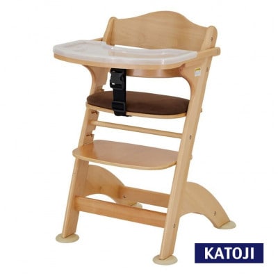 カトージ ベビーチェアファニカ(ブラウン)テーブルカバー付